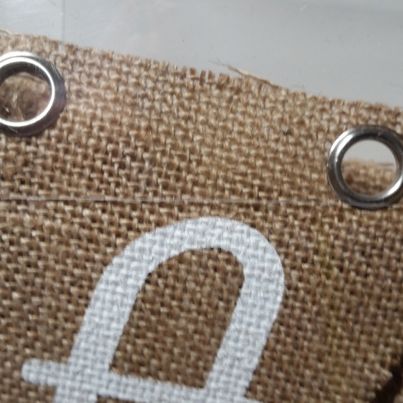 Jute Pennant Banner 47 Pieces Party Wedding - Picture 4 of 9